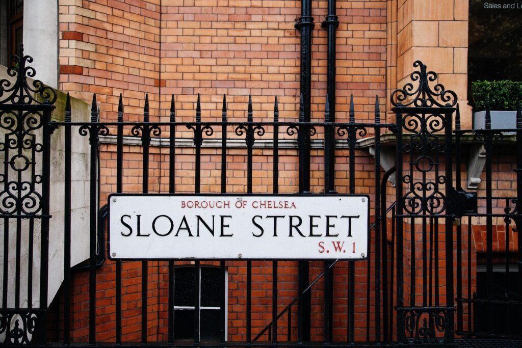 Chelsea Escorts - Slone Street Sign