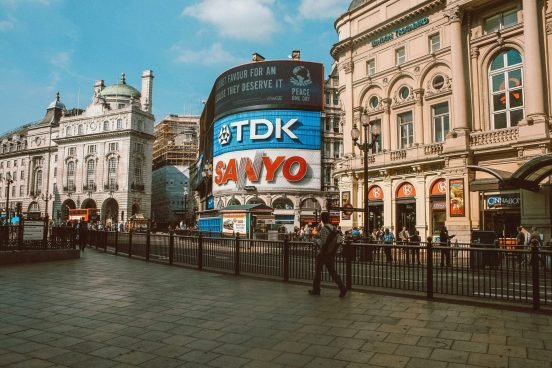 Piccadilly Circus Day Shot