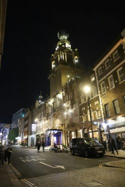 West End Night Time Street View