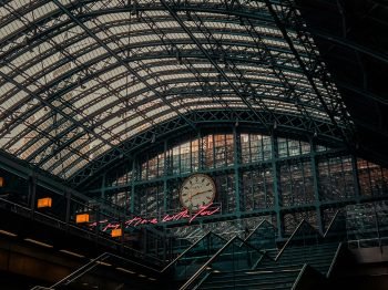Inside St Pancras Station