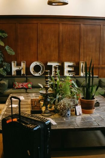 Luxury London hotel reception